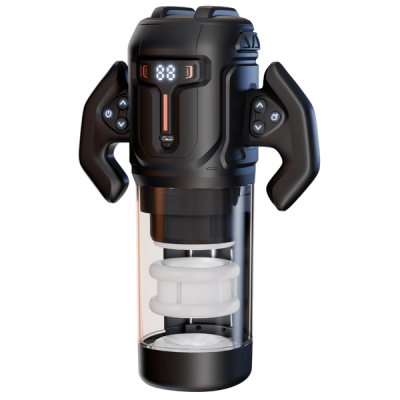 Turbo - Thrusting & Rotating Masturbator - Amovibe (Black)