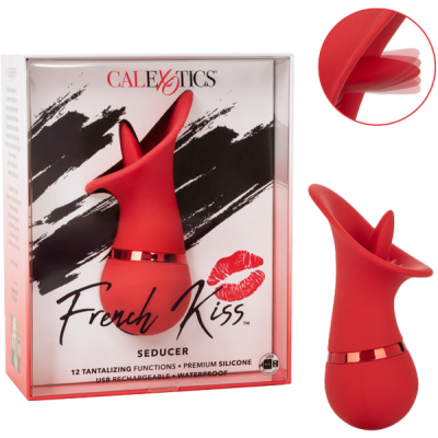 French Kiss Seducer Compact Massager (Red)