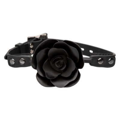 Forbidden Removable Rose Gag (Black)