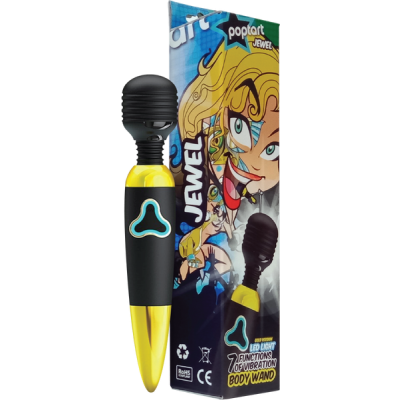Jewel - Rechargeable Body Wand (Black & Gold)