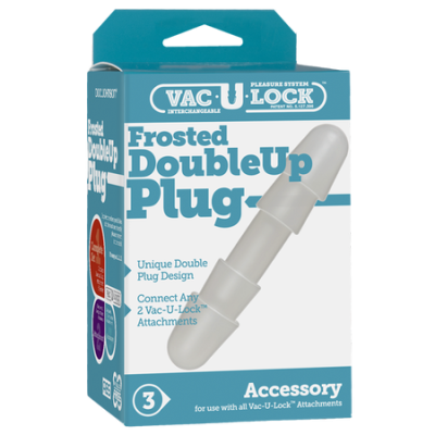 Double Up Plug - Vac-U-Lock Frosted