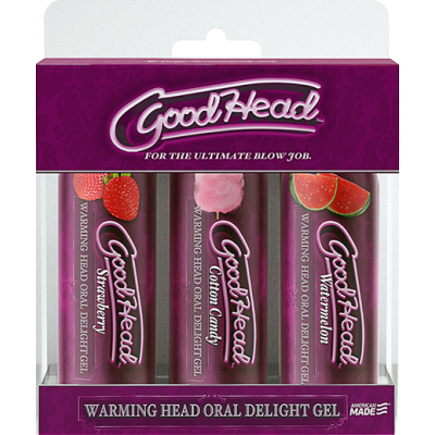 GoodHead Warming Head Oral Delight Gels - 3 Pack