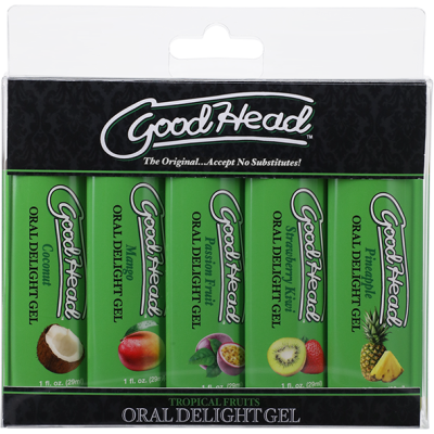 GoodHead - Oral Delight Gel Tropical Fruits - 5 Pack