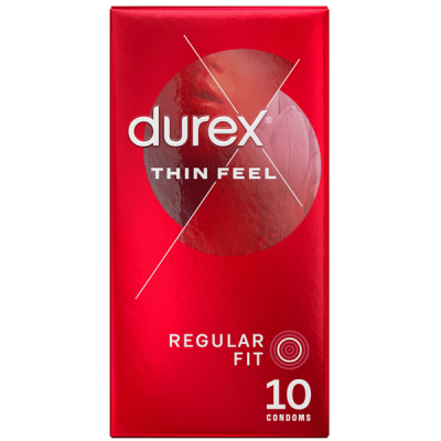 Durex Thin Feel Regular Fit 10's Condoms