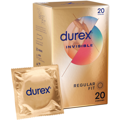 Durex Invisible - Regular Fit 20's Condoms