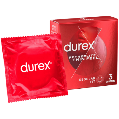 Durex Fetherlite Thin Feel 3's Condoms