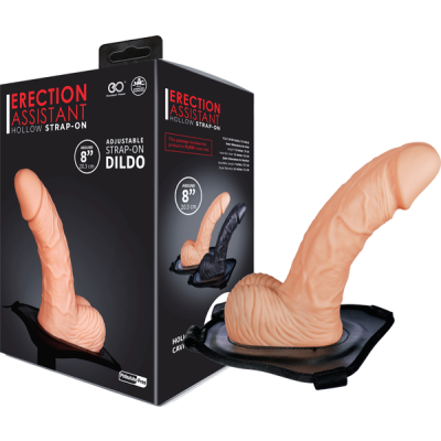 Erection Assistant Strap-On - 8" (Light Skin Tone)