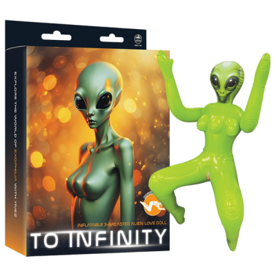 Inflatable 3-Breasted Alien Love Doll - (Ynez Doggy Style)