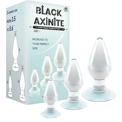 3 In 1 Anal Plug Kit Set (Traditional clear)