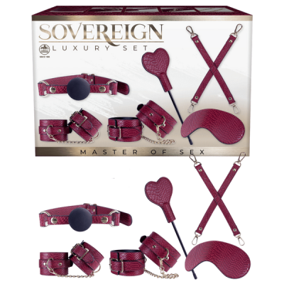 Sovereign Luxury Bondage Kit - Master of Sex (Red)