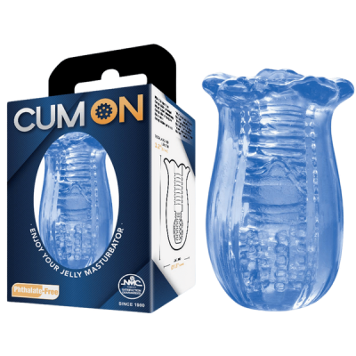 Pocket Jelly Masturbator 3.2" (Blue - Type A)