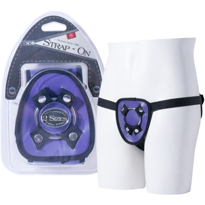 Strap On Harness - Adjustable - Excellent Power (Purple)