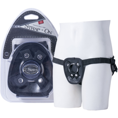 Strap On Harness - Adjustable - Excellent Power (Black)