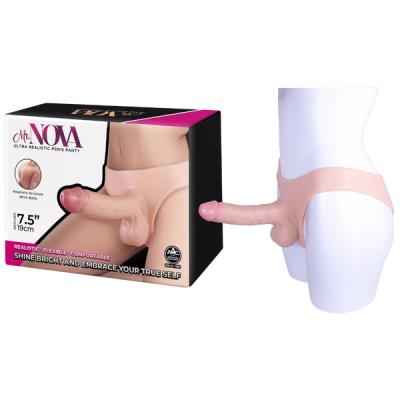 Mr. Nova Ultra Realistic Penis Panty - 7.5" - Excellent Power (Light Skin Tone)
