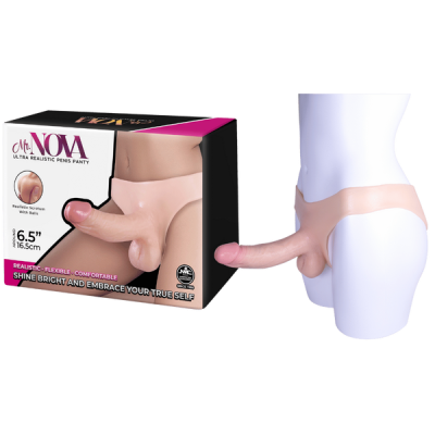 Mr. Nova Ultra Realistic Penis Panty - 6.5" - Excellent Power (Light Skin Tone)