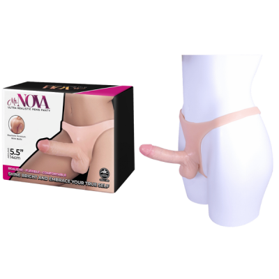 Mr. Nova Ultra Realistic Penis Panty - 5.5" - Excellent Power (Light Skin Tone)