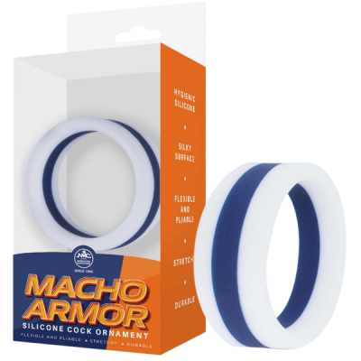 Macho Armor Cock Ornament (Blue)