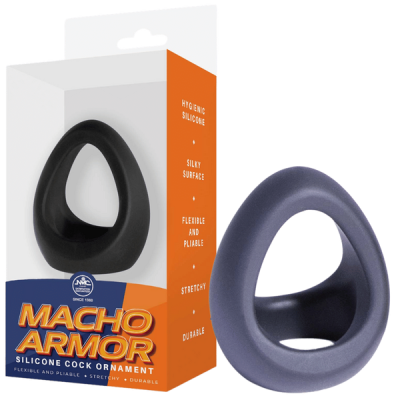 Macho Armor Cock & Ball Ring (Black)