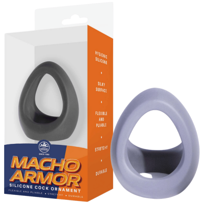 Macho Armor Cock & Ball Ring (Grey)