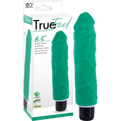 Patriot Vibrating Dildo - 6.5" - True Feel - Excellent Power (Green)