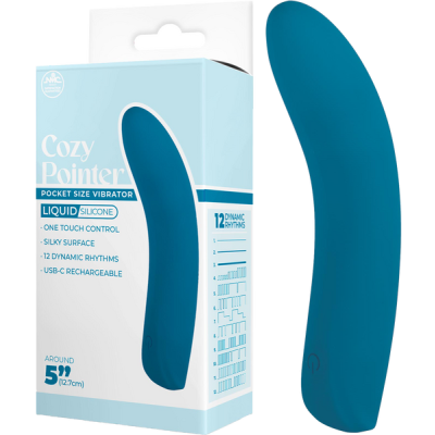 Cozy Pointer Vibrator (Blue)