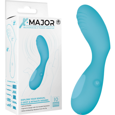 Rechargeable Finger Vibrator (Blue)
