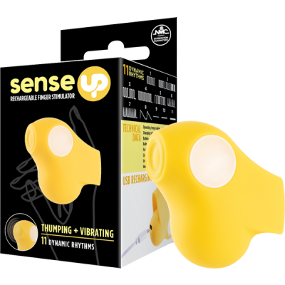 Sense Up Finger Stimulator (Yellow)