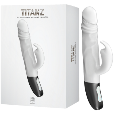 Titanz Rotating Rabbit Vibrator - Excellent Power (White)