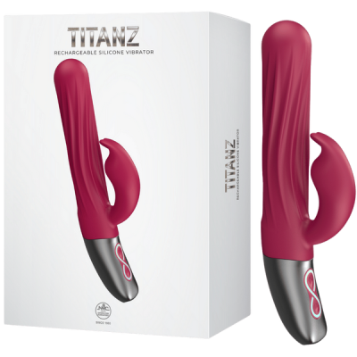 Titanz Thrusting Rabbit Vibrator - Excellent Power (Pink)