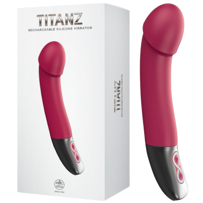 Rechargeable Silicone Vibrator (Pink)