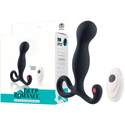 Deep Romance Remote Controlled Prostate Stimulator (Black)