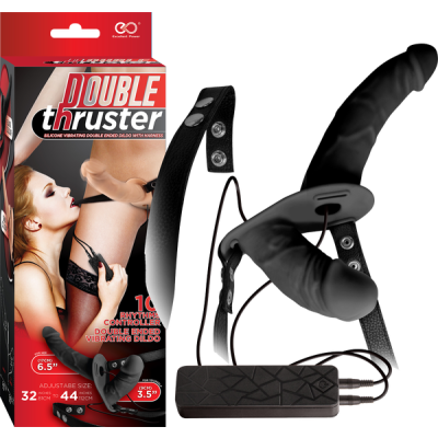 Double Thruster Strap-on (Dark Skin Tone)