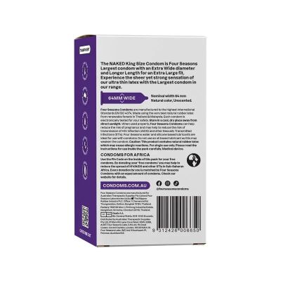 Four Seasons Naked King Size 12's Condoms