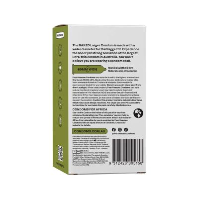 Four Seasons Naked Larger 12's Condoms