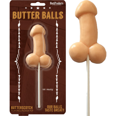 Butterballs Butterscotch Pecker Pop