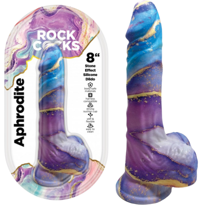 Aphrodite Textured Dildo - 8"