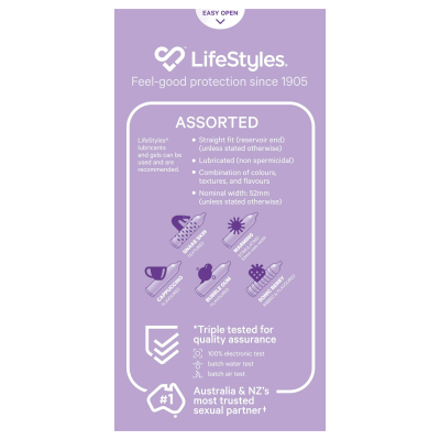 Lifestyles Assorted 20's Condoms