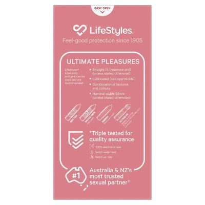 Lifestyles Ultimate Pleasures 10's Condoms