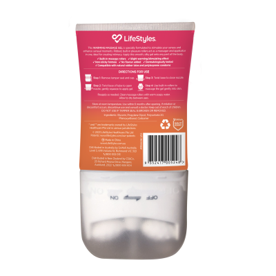 Lifestyles Bliss Warming Massage Gel (120ml)