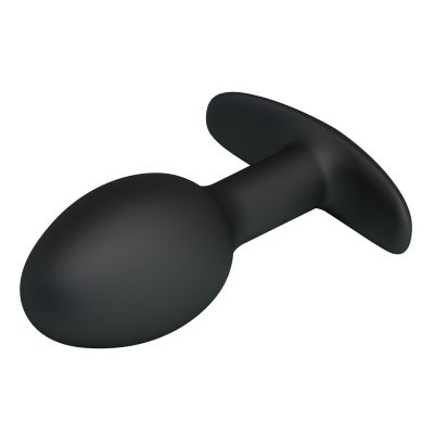 Anal Stimulating Balls Butt Plug 3.34" (Black)