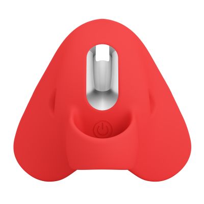 Carnation Finger Vibrator (Red)