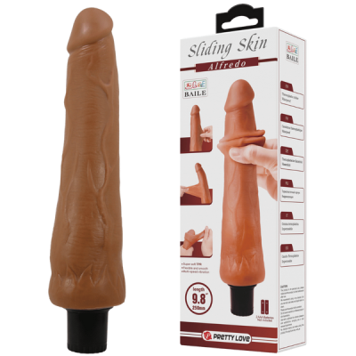 Alfredo Vibrating 9.8" (Medium Skin Tone)