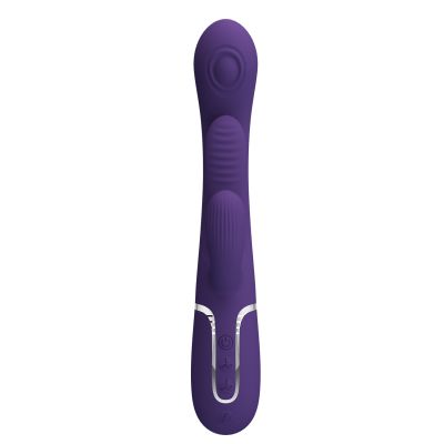 Shania - 3in1 Rabbit Vibrator (Dark Purple)