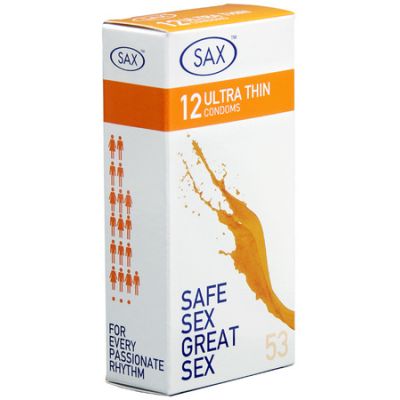 SAX Ultra Thin 12's Condoms