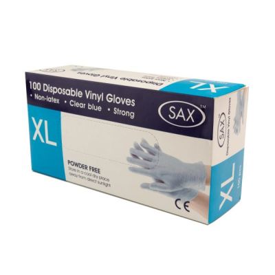 Disposable Vinyl Gloves X 100 - X-Large
