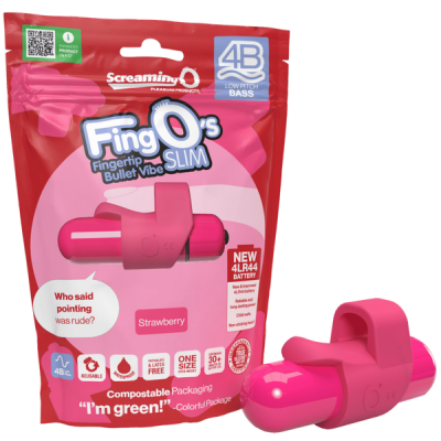 FingO's Slim 4B Low Pitch Bass (Strawberry)