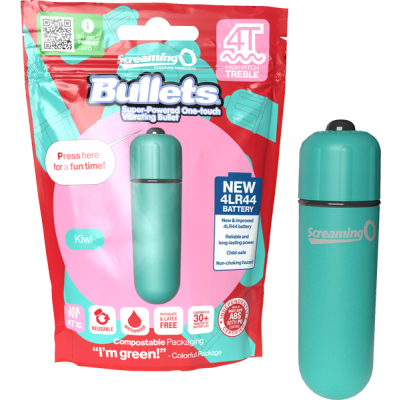 Screaming O 4T - Tickle & Tease Bullet (Kiwi)