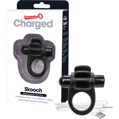 Charged Skooch Cock Ring (Black)