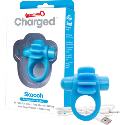 Charged Skooch Cock Ring (Blue)