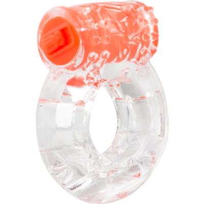 Colour Pop Quickie Plus Vibrating Erection Ring (Orange)
